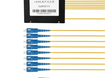 1分8 盒式光纖分光器